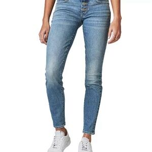 Lucky Brand Ava Skinny mid-rise blue jeans